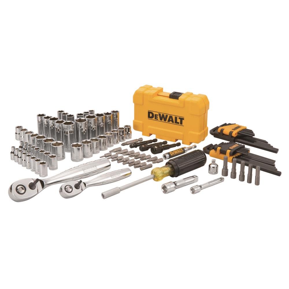 DEWALT 108 piece Mechanics Tools Set - Flockneti