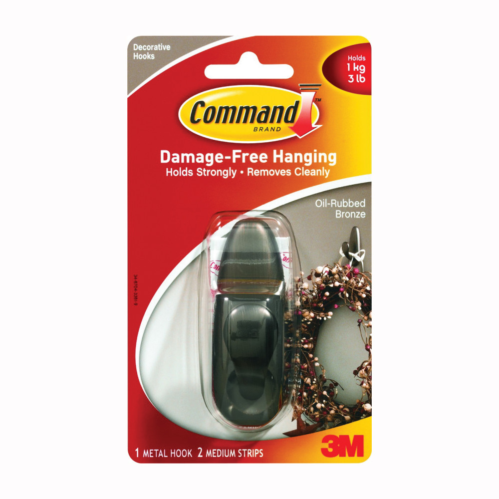 3M Medium Forever Classic Oil Rubbed Bronze Metallic Hook - Flockneti