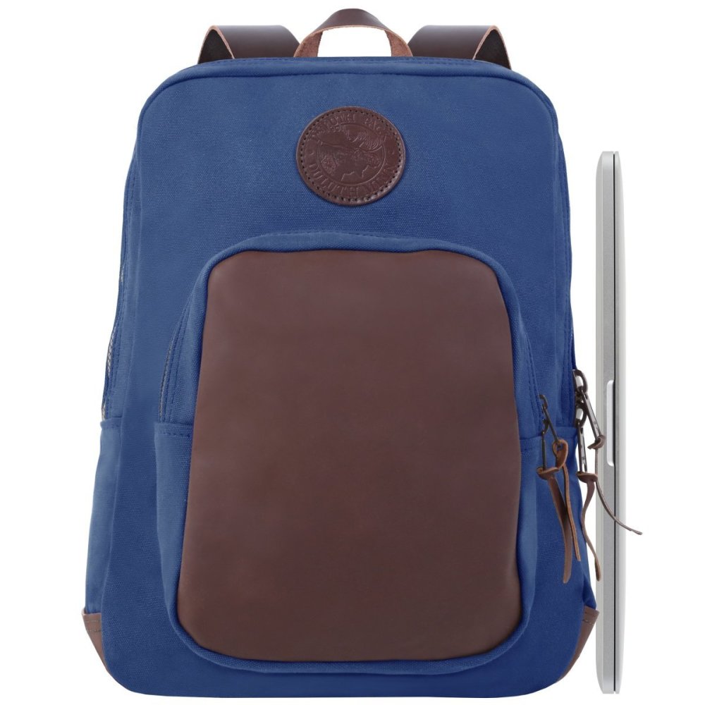 Duluth Pack 21 Liter Capacity Royal Blue Large Deluxe Laptop Backpack - Flockneti