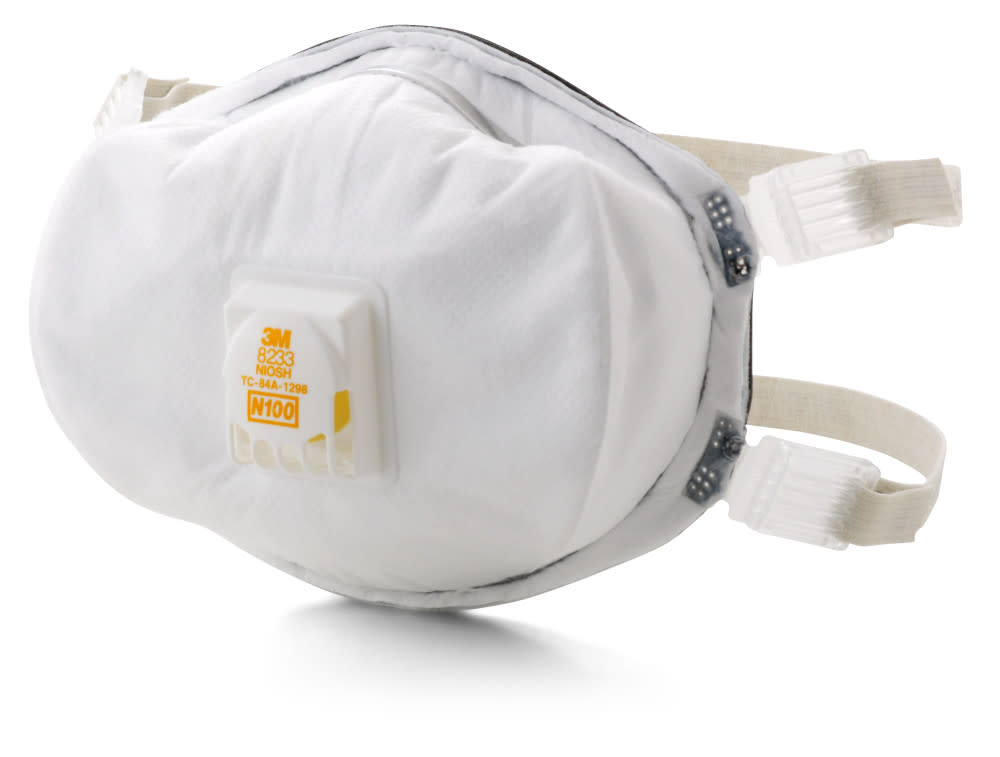3M Particulate Respirator 8233 N100 - Flockneti