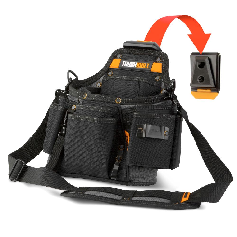 Toughbuilt Service Pouch with Shoulder Strap - Flockneti