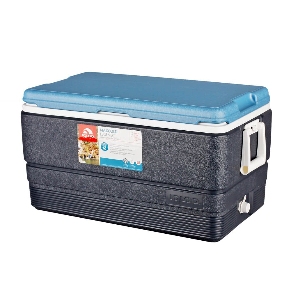Igloo Maxcold 70 Hard Cooler Jet Carbon/Ice Blue 70qt - Flockneti