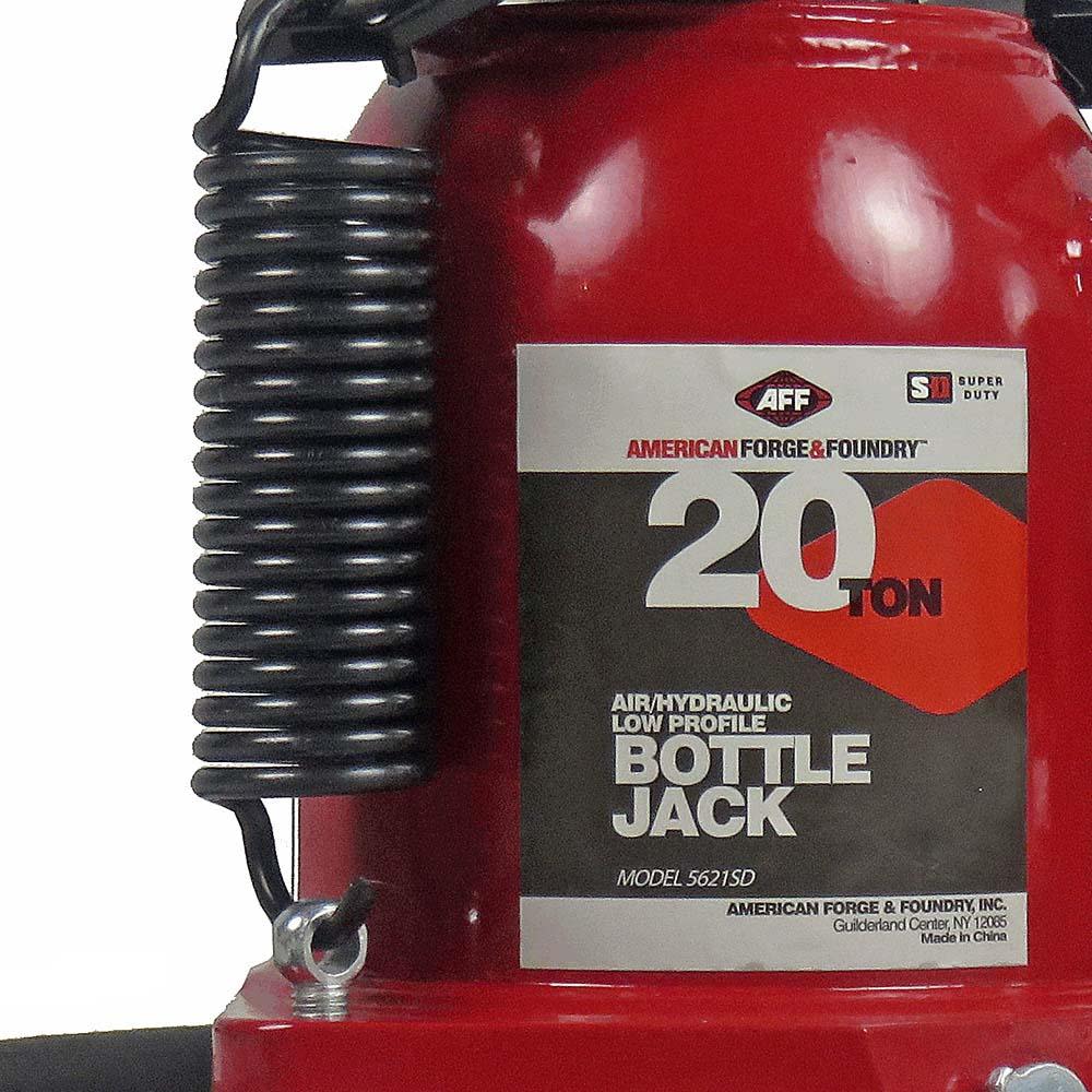 American Forge Air/Hydraulic Bottle Jack 20 Ton Low Profile - Flockneti