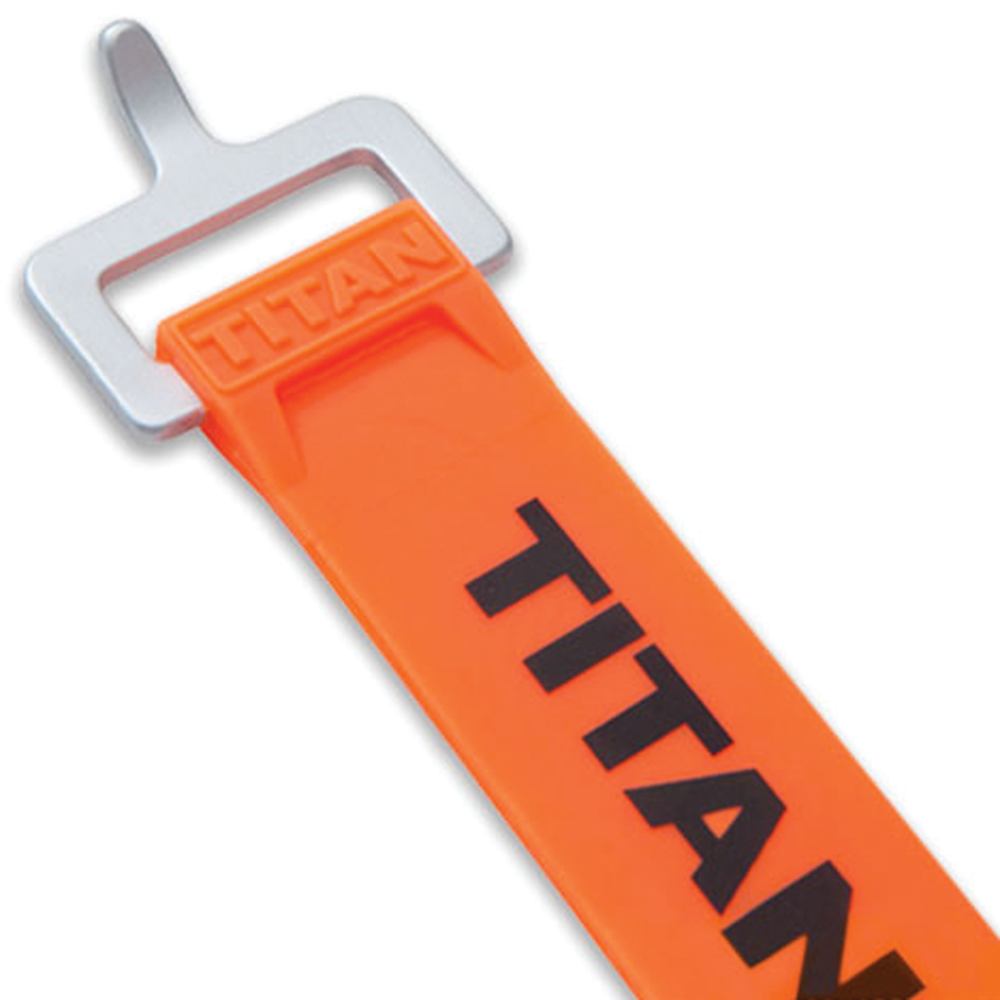 Titan Straps 30in /76 Cm Orange Industrial Strap - Flockneti