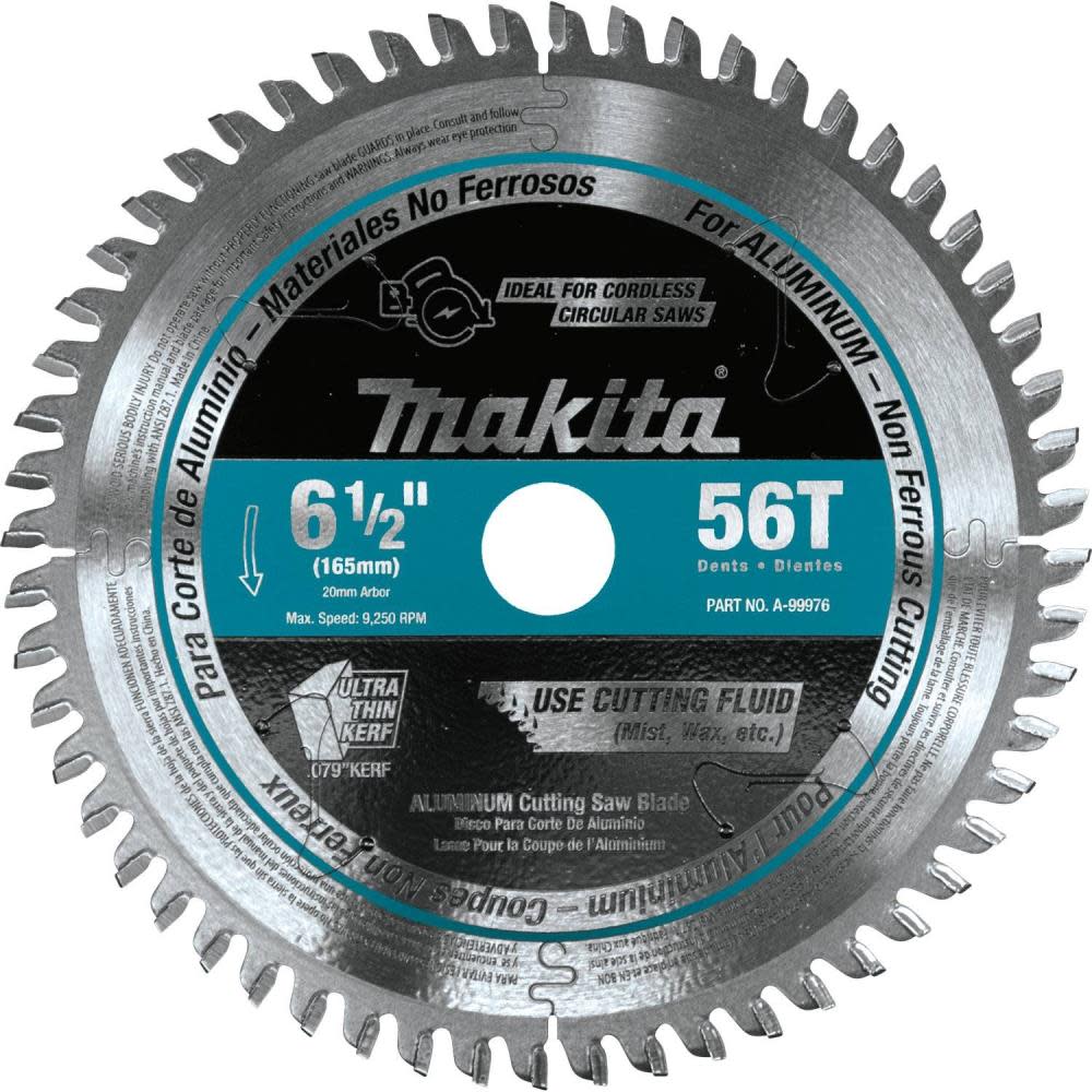 Makita 6-1/2″ 56T Carbide-Tipped Cordless Plunge Saw Blade - Flockneti