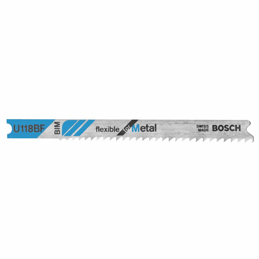 Bosch Jig Saw Blades 5pc 3 1/8″ 11 14 Progressive TPI Flexible for Metal U shank - Flockneti