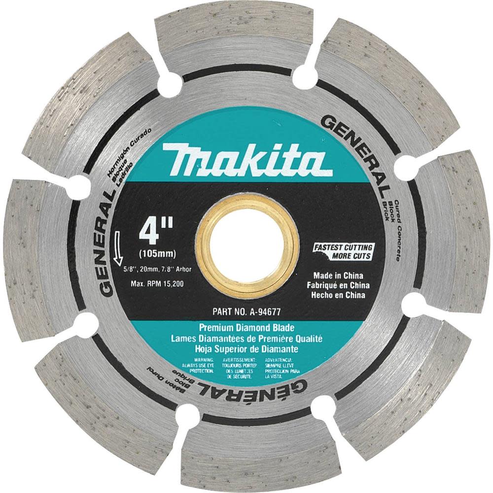 Makita 4″ Diamond Blade Segmented General Purpose - Flockneti