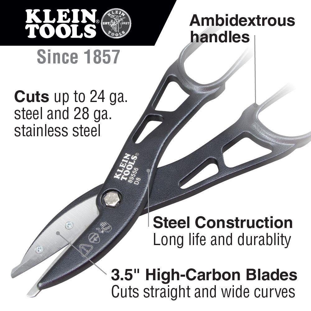 Klein Tools Tin Snips 12-Inch - Flockneti