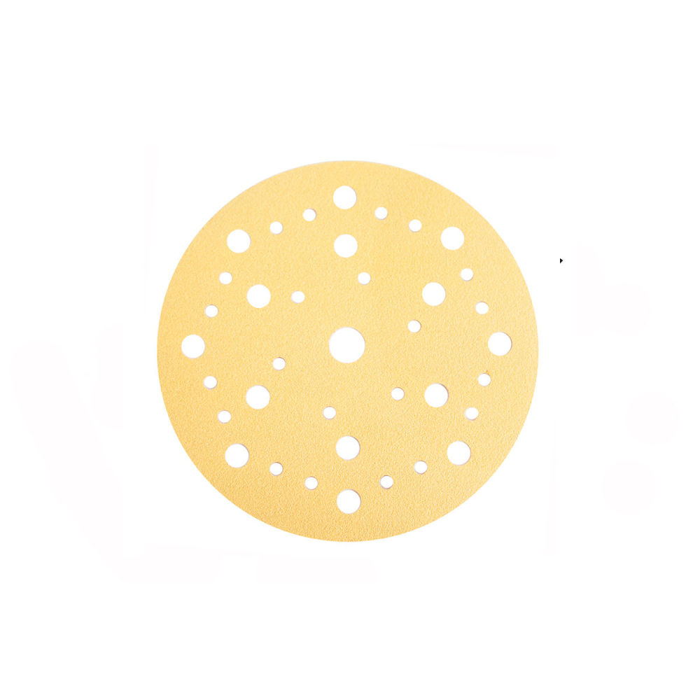 Mirka Gold 6″ 37 Hole Grip 320 Grit Vacuum Disc 50pk - Flockneti