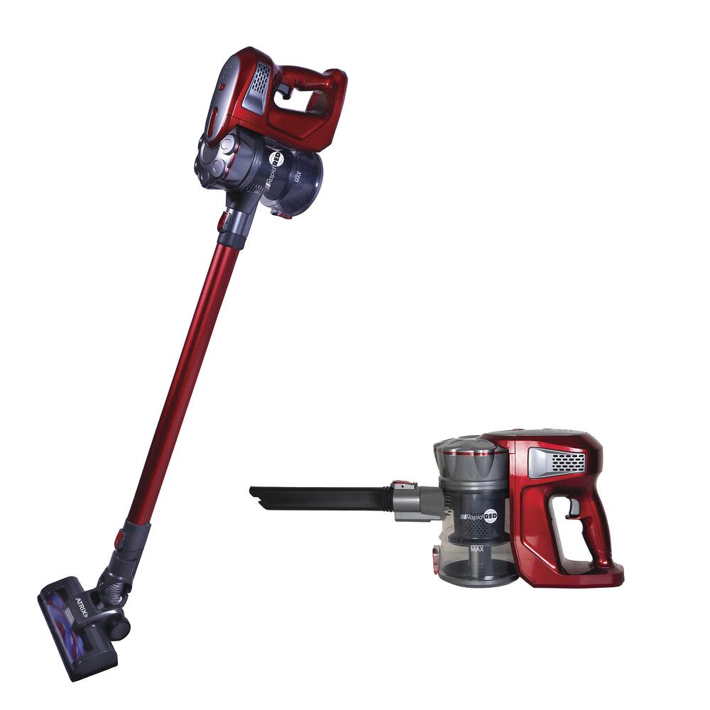 Atrix International Rapid Red Vacuum Cleaner Cordless Stick - Flockneti