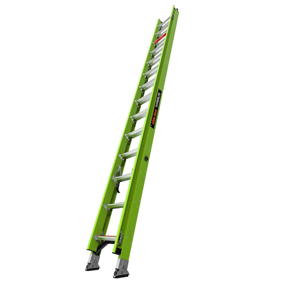 Little Giant Safety HyperLite 28 ft Type IAA Fiberglass Extension Ladder - Flockneti