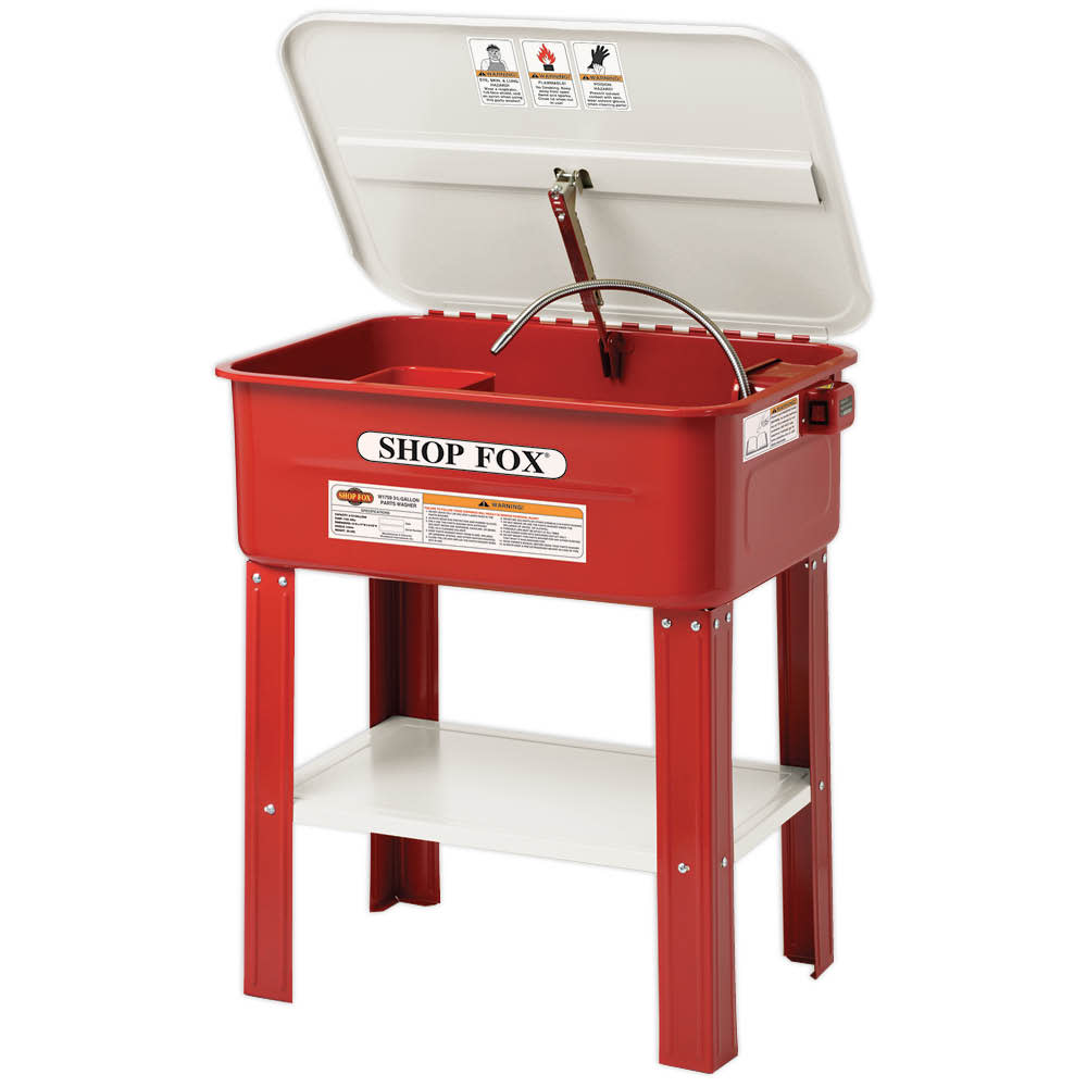Shop Fox 20 Gallon Parts Washer - Flockneti