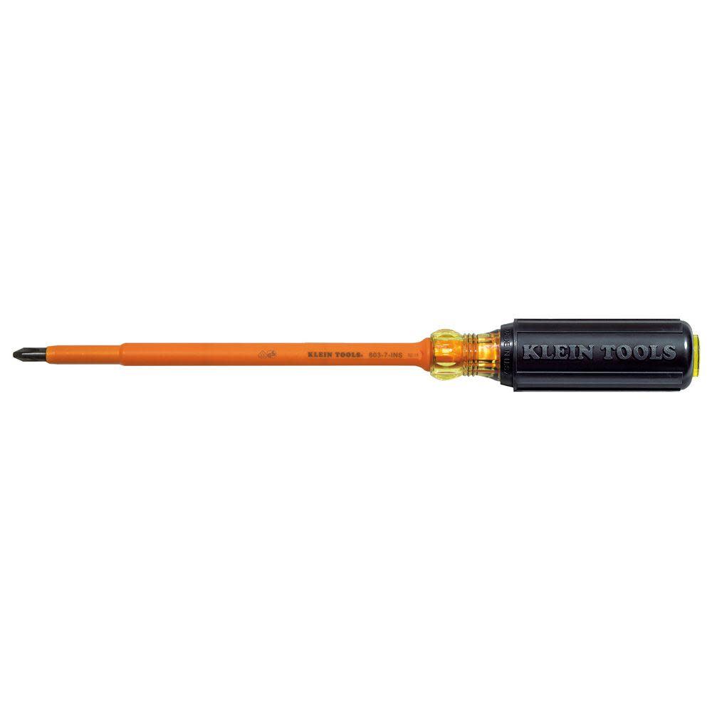 Klein Tools Screwdriver Insul #2 PH 7″ L - Flockneti