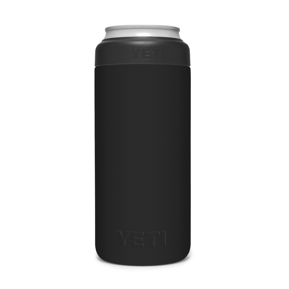 Yeti Rambler Colster Slim Can Insulator – Black - Flockneti