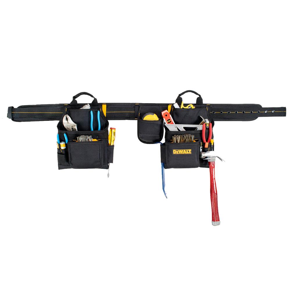 DEWALT 16 Pocket Deluxe Carpenter’s Combo Apron - Flockneti
