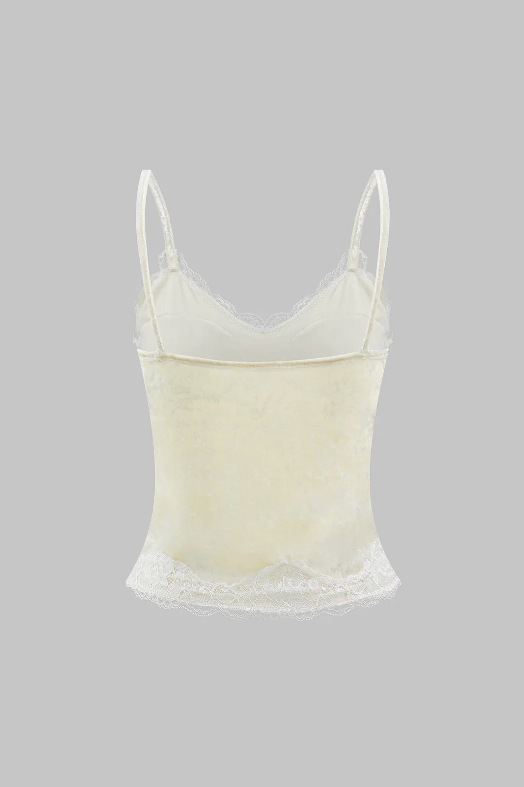 Velvet Lace Patchwork Cami Top - Flockneti