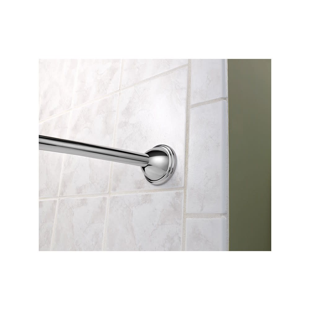 Moen Shower Rod Chrome 72″ Adjustable Curved - Flockneti
