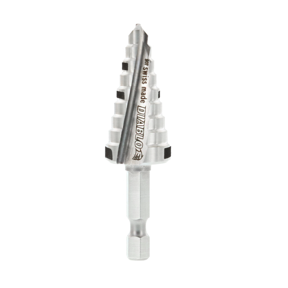 Diablo Tools 3/8″ – 3/4″ Impact Step Drill Bit (9 Steps) - Flockneti