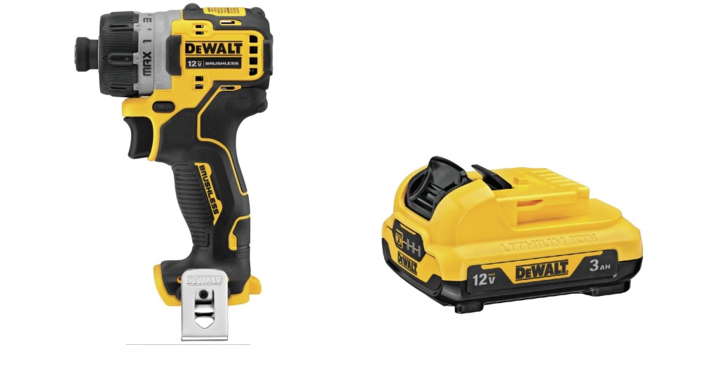 DEWALT XTREME 12V MAX 1/4″ Screwdriver & Battery Bundle - Flockneti