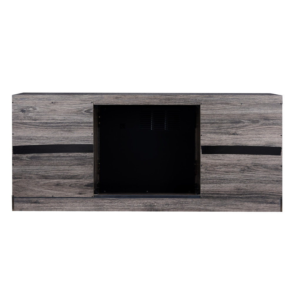 Hearthpro Media Electric Fireplace with Industrial Details - Flockneti