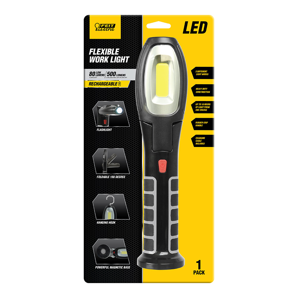 Feit Electric Rechargeable Battery Adjustable LED Worklight - Flockneti