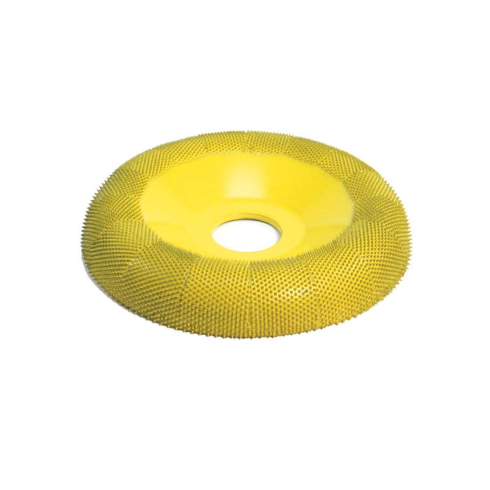 Saburrtooth 4″ Donut Wheel Round Face Fine Grit 7/8″ Bore - Flockneti