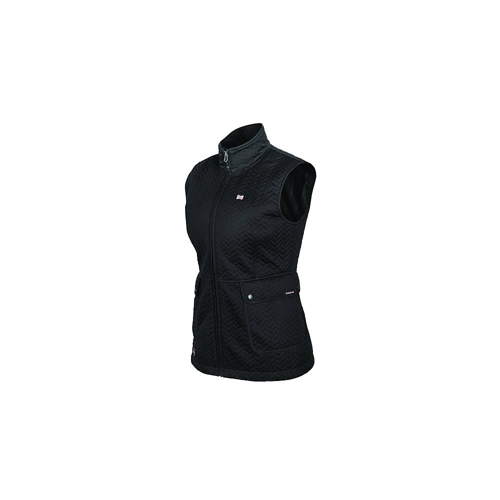 Mobile Warming Cascade Vest Womens Black Small - Flockneti