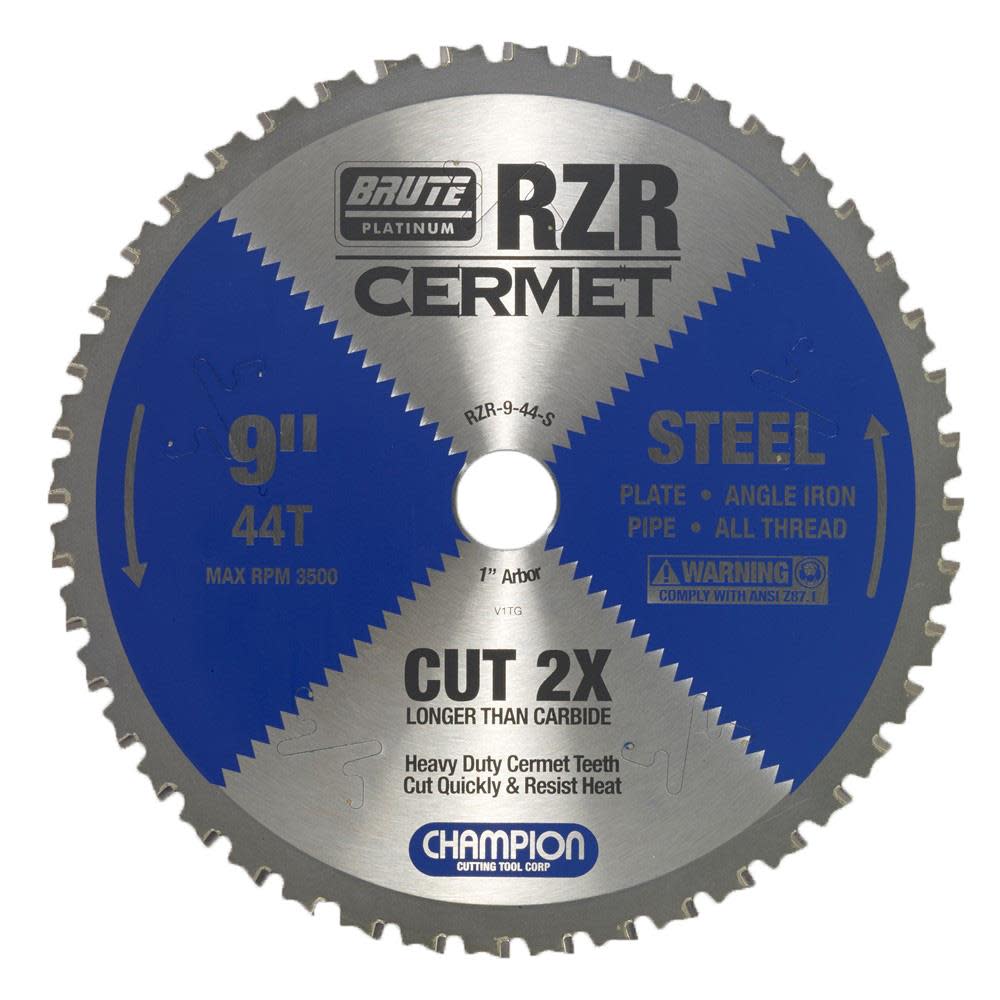 Champion Cutting Tool Cermet Tipped Circular Saw Blade 9″ (Steel Cutting) - Flockneti