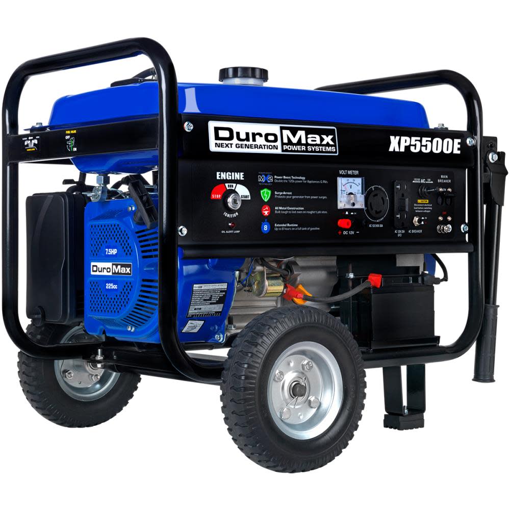 Duromax 5500-Watt Gas Powered Portable Generator - Flockneti