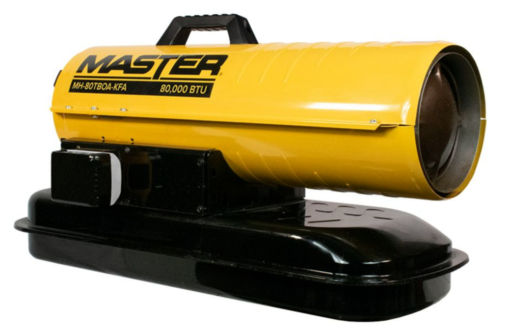 Master Forced Air Heater Kerosene/Diesel with Thermostat 80000 BTU  Battery Operated Bare Tool - Flockneti