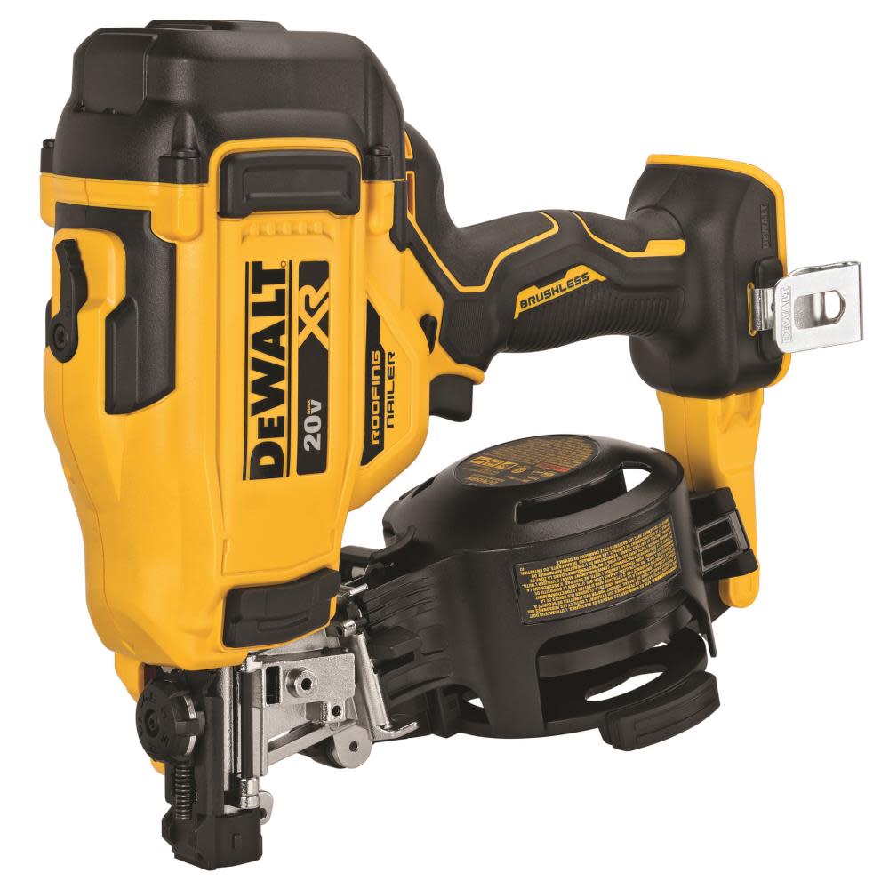 DEWALT 20V MAX* 15 Cordless Coil Roofing Nailer (Bare Tool) - Flockneti