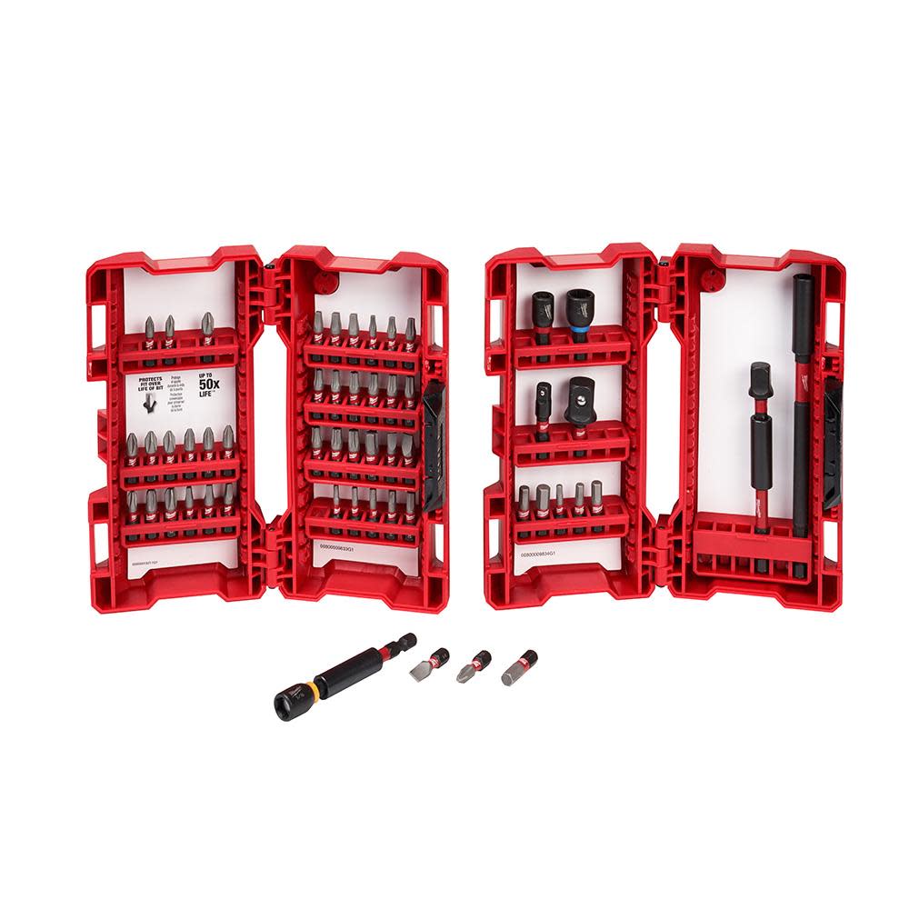 Milwaukee SHOCKWAVE 55-Piece Impact Drill and Drive Set - Flockneti