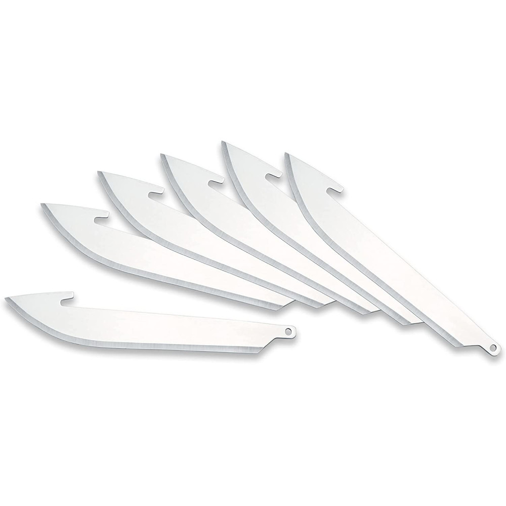 Outdoor Edge RazorSafe Drop Point Replacement Blade 3″ 6pk - Flockneti
