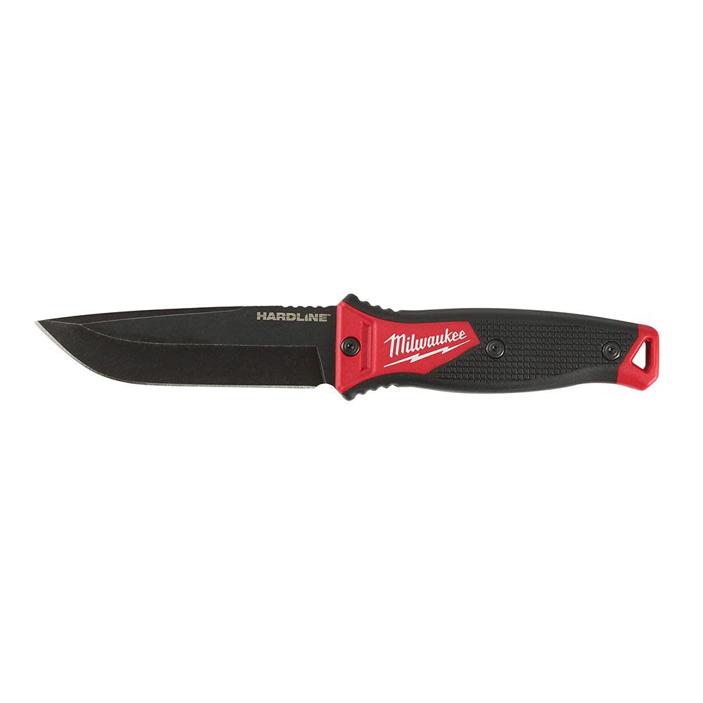 Milwaukee 5 In. HARDLINE Fixed Blade Knife - Flockneti