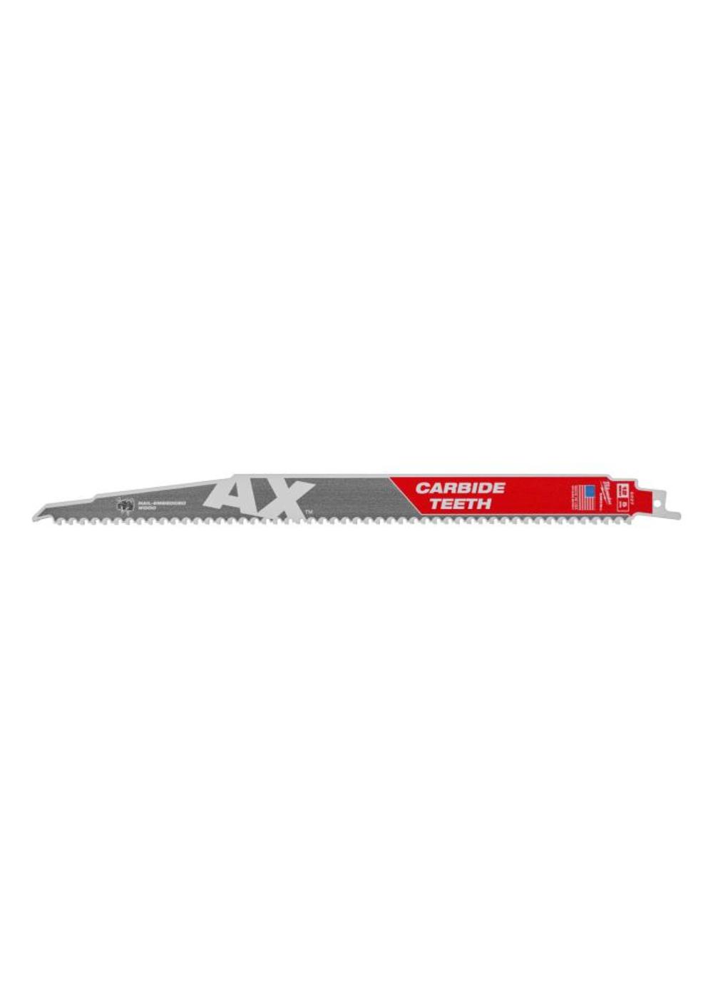 Milwaukee The Ax with Carbide Teeth SAWZALLBlade 12 in. 5T - Flockneti