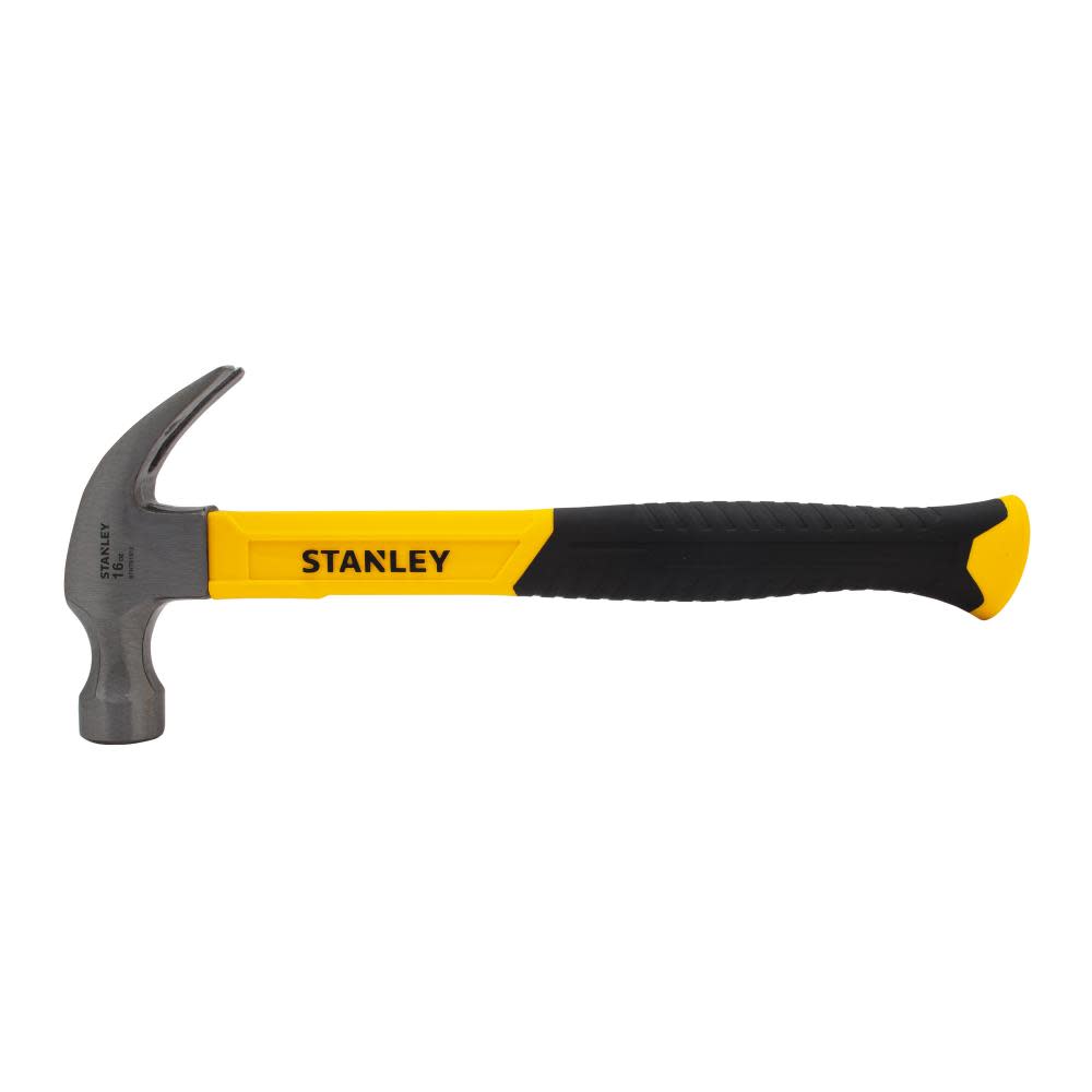 Stanley 16 oz Curve Claw Fiberglass Hammer - Flockneti