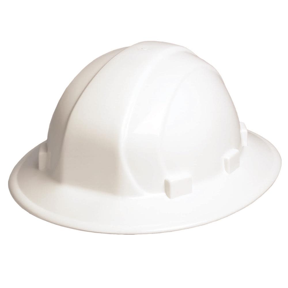 ERB Omega II Full Brim 6 Pt Ratchet Suspension White - Flockneti