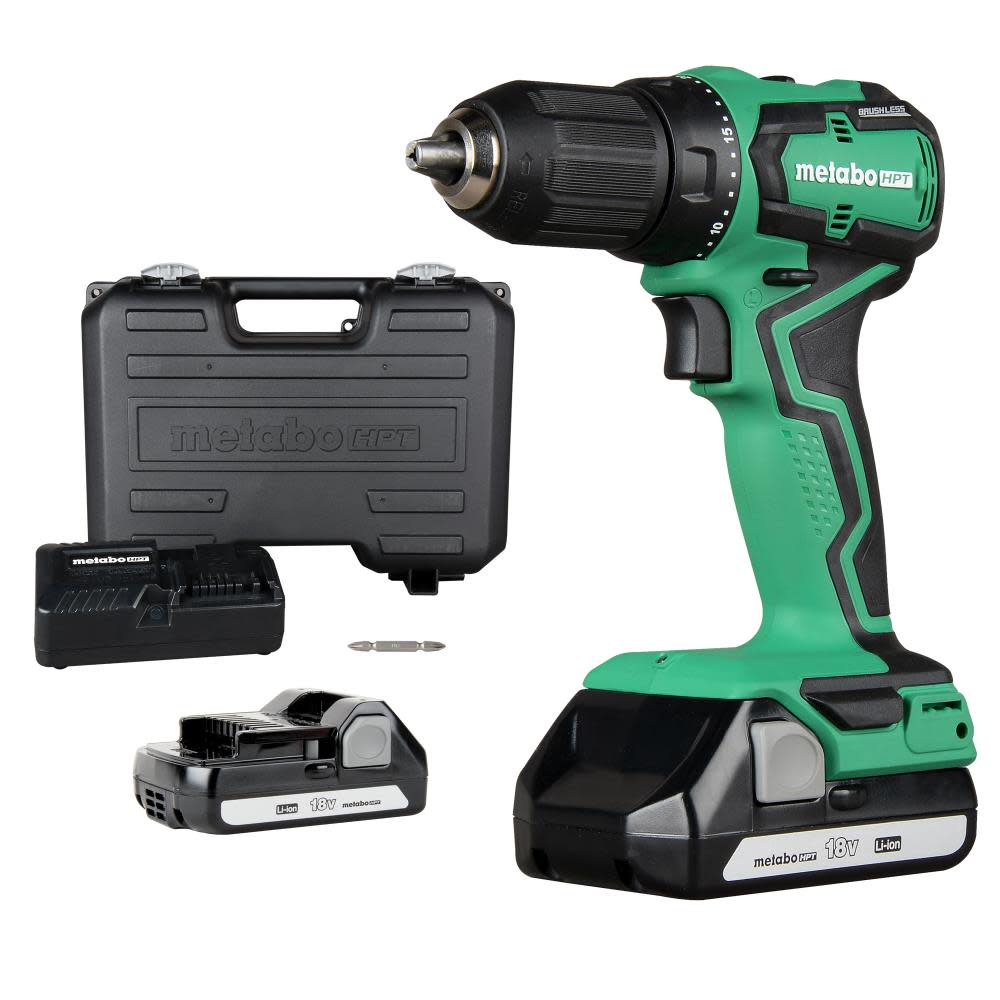 Metabo HPT 18V Brushless 1/2-in Driver Drill Kit - Flockneti