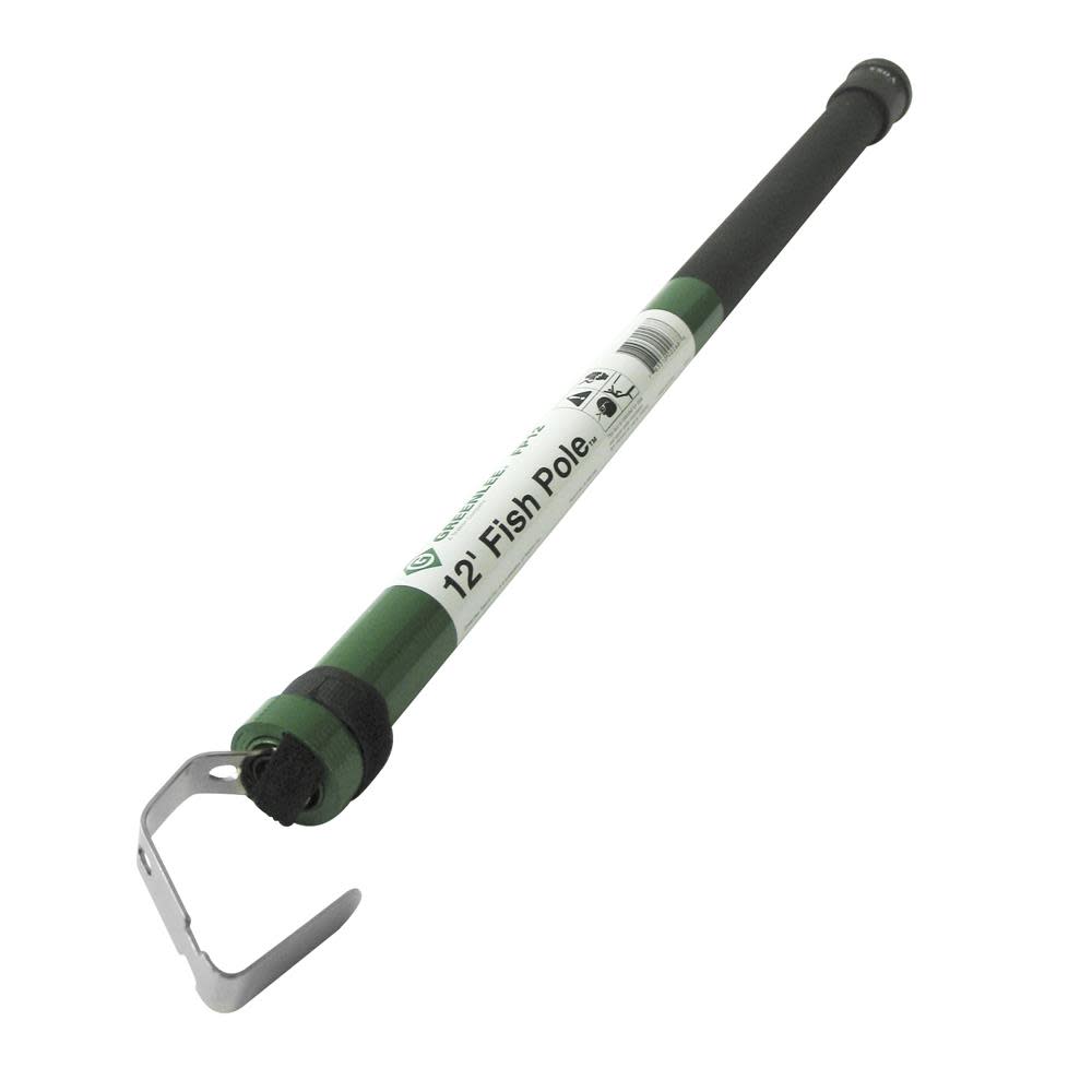 Greenlee Fiberglass Fish Pole – 12 Ft. - Flockneti