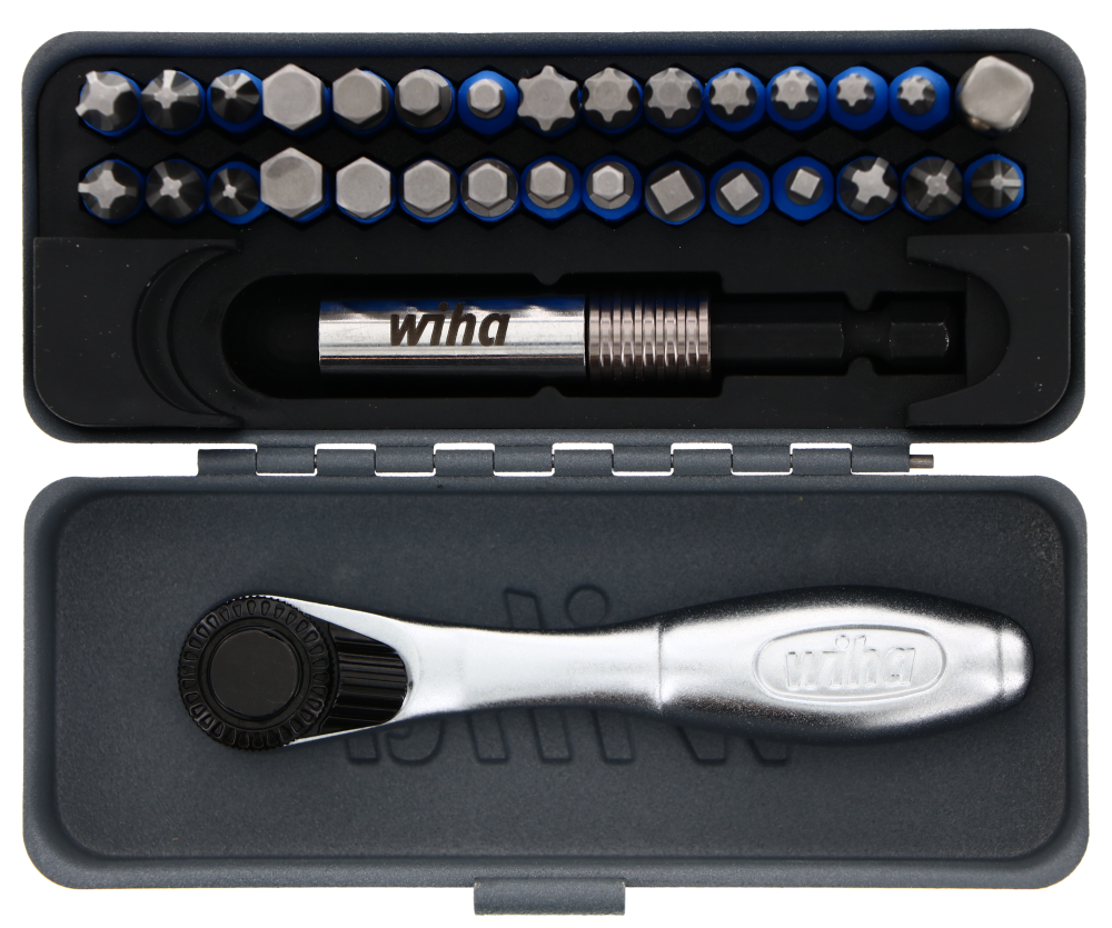 Wiha Impact Bit Set 1/4 ” drive x 1 ” Bits 32pc - Flockneti