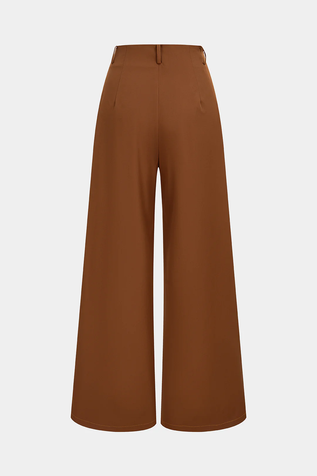 Solid Layered Straight Leg Pants - Flockneti