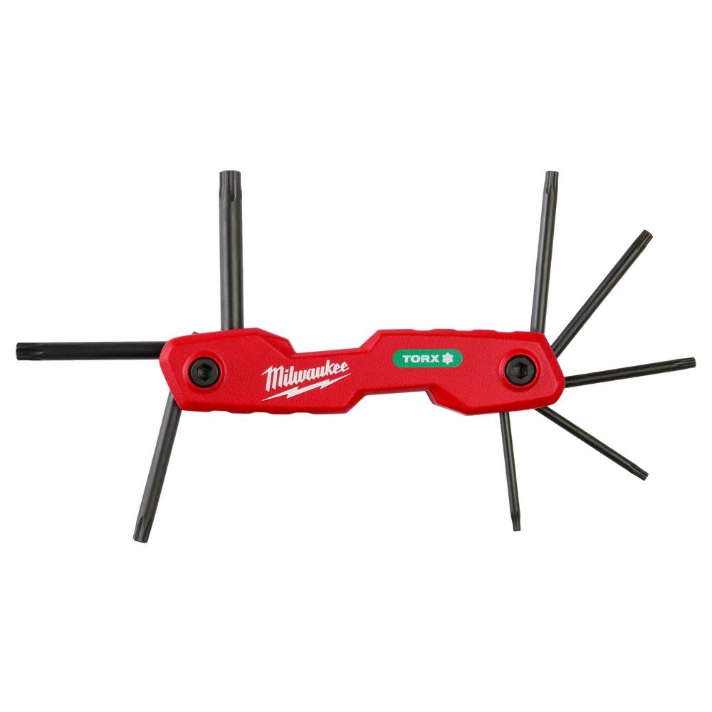 Milwaukee 8 Key Folding Hex Key Set Torx - Flockneti