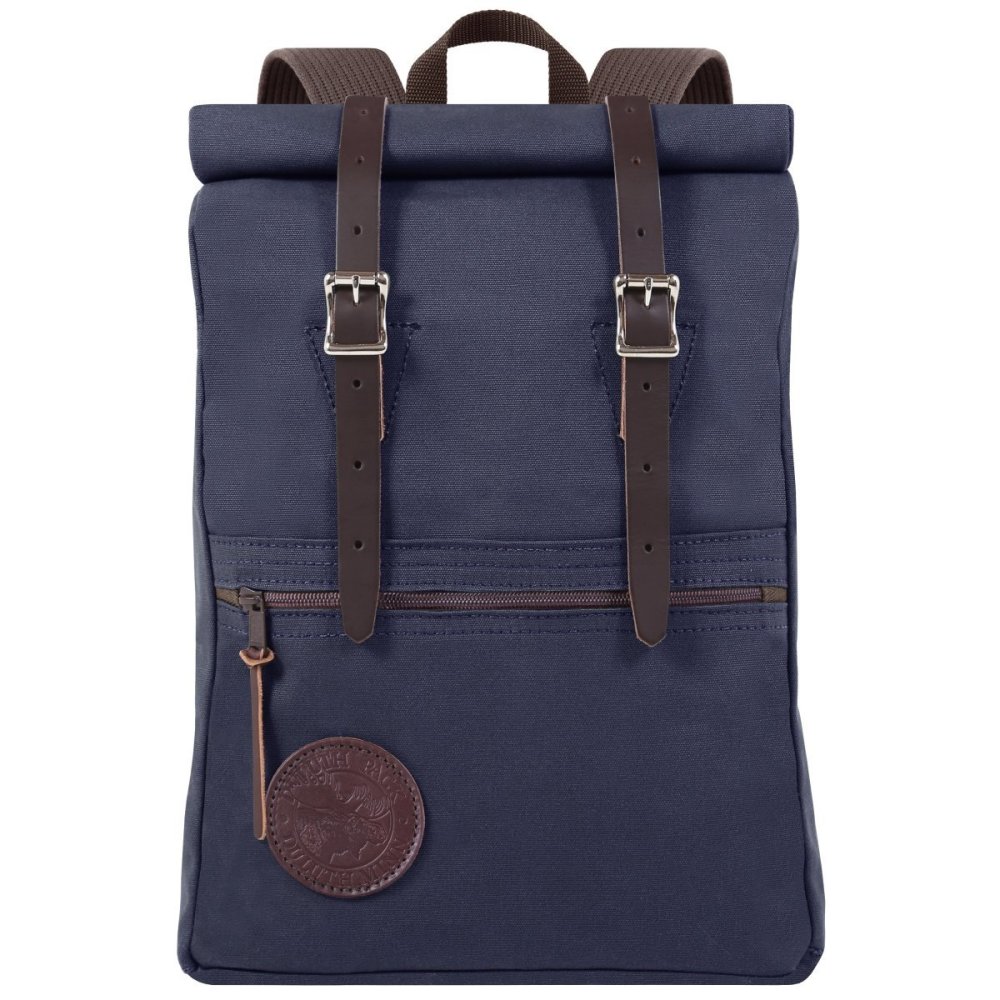Duluth Pack 13 Liter Capacity Navy Roll Top Scout Pack - Flockneti
