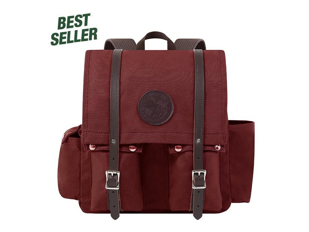 Duluth Pack 15 Liter Capacity Burgundy Canvas Urban Pack - Flockneti