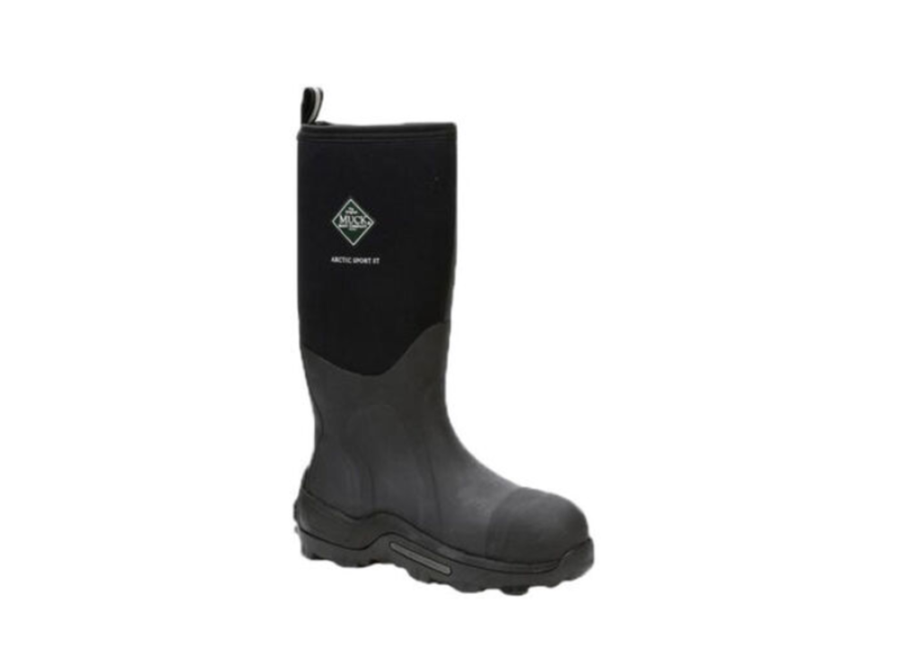 Muck Boots Mens Arctic Sport Steel Toe Tall Boots Black Size 8 - Flockneti