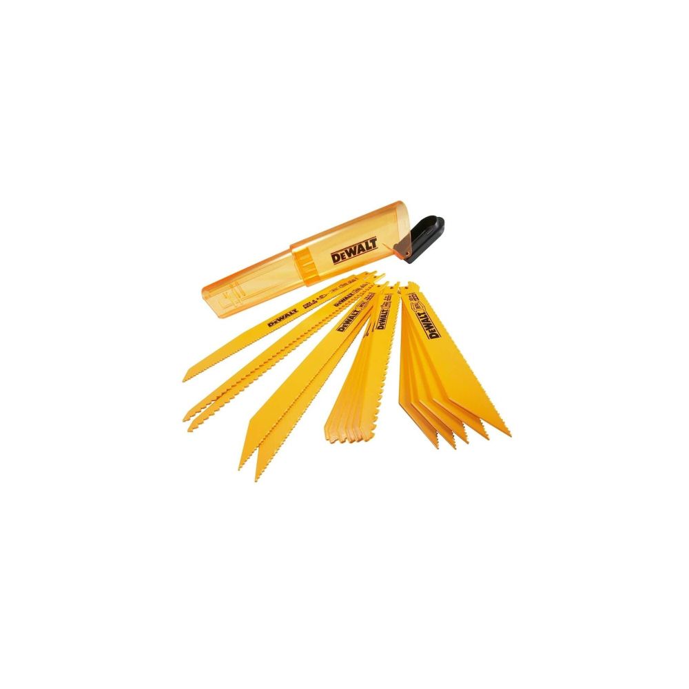 DEWALT Bi-Metal Reciprocating Saw Blade Set with Case 16pc - Flockneti