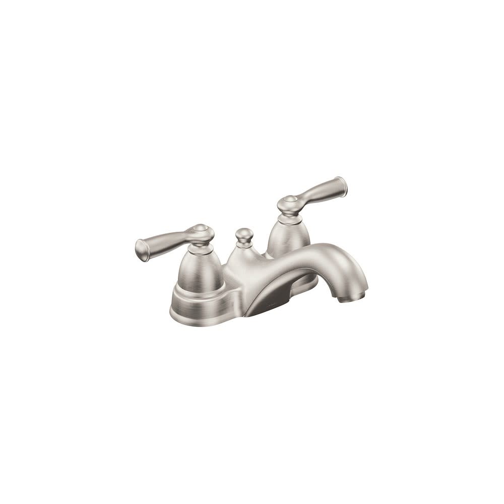 Moen Banbury Bathroom Faucet Spot Resist Nickel 2 Handle Low Arc - Flockneti