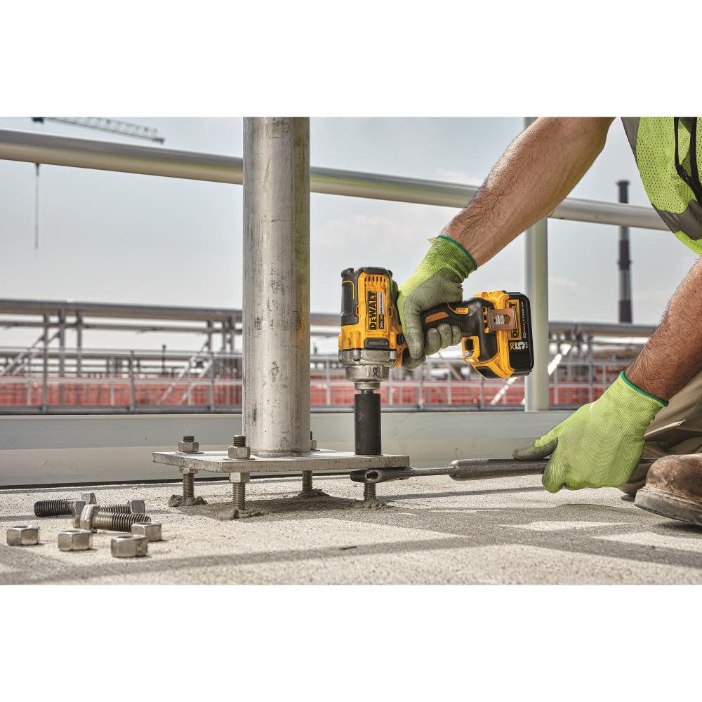 DEWALT 20V MAX* XR 1/2″ Mid-Range Impact Wrench with Hog Ring Anvil Kit - Flockneti