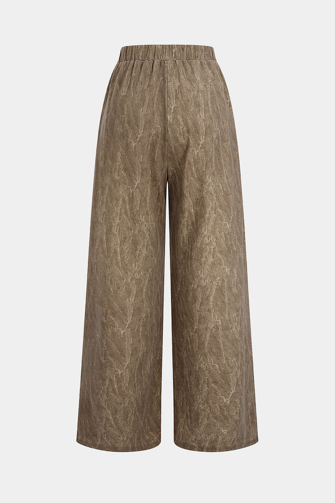 High Waist Washed Trousers - Flockneti