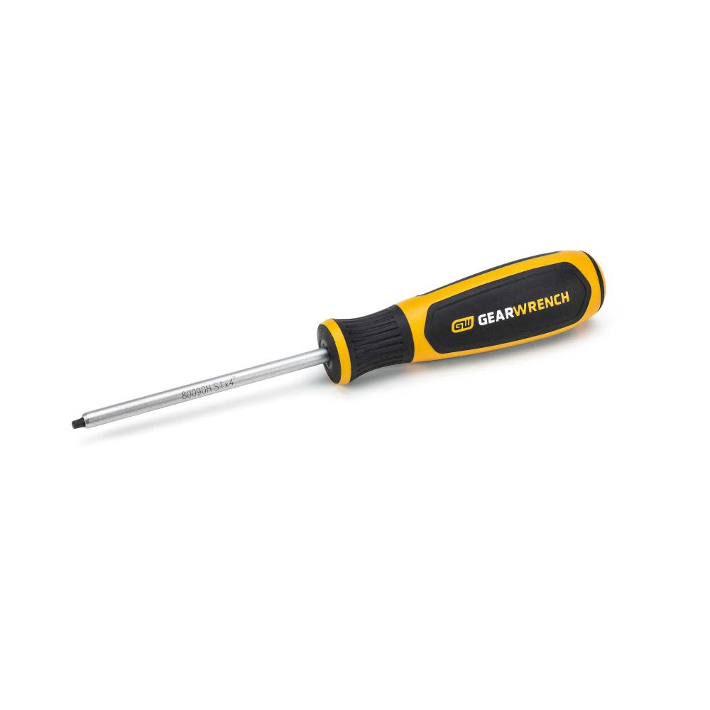 GEARWRENCH #1 x 4″ Square Dual Material Screwdriver - Flockneti